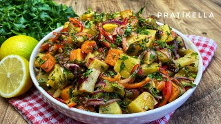 Kolay Ve Lezzetli̇ Patates Salatasi Enfes Havuçlu Patates Salatasi Nasil Yapilir