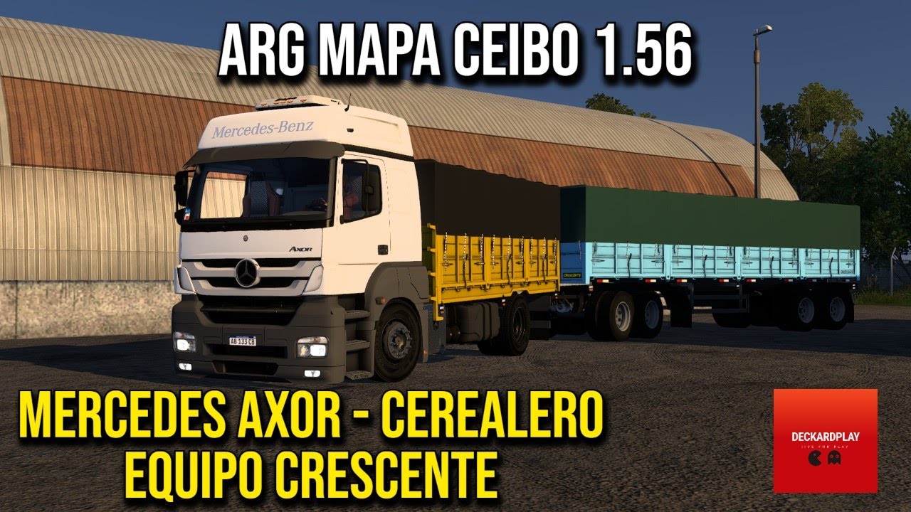 MAPA CEIBO 1.56 - Mercedes Axor Cerealero - Eurotruck Simulator 2