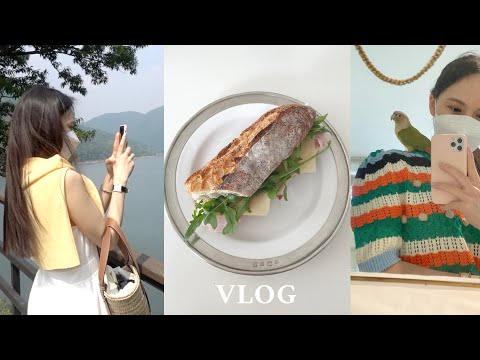 VLOG | 小太陽🦜𝐌𝐨𝐌𝐨, 沃川(옥천) 水生植物園+古早小吃🌱, 星巴克保冷箱, 法式三明治🥖, 一人晚餐吃什麼 | OopsAnnieNini