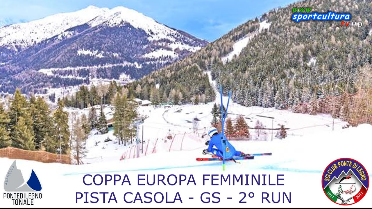 COPPA EUROPA FEMMINILE PONTE DI LEGNO TONALE - GS 2° RUN | SPORTCULTURA.TV