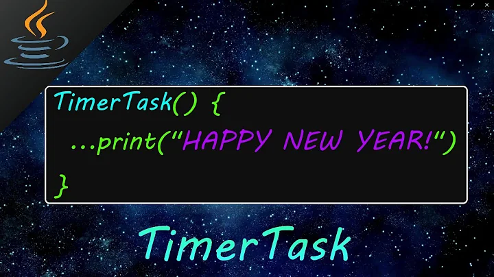 Java TimerTask ⌚