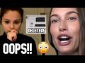 Selena Gomez Just DRAGGED Hailey Bieber!!??? (She DELETED The Post FAST!!?) | Could be about anyone