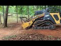Forestry Mulching in the Dust and Rain and YellowJackets