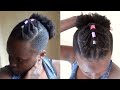 Quick and simple 4c wash and go natural hairstyle