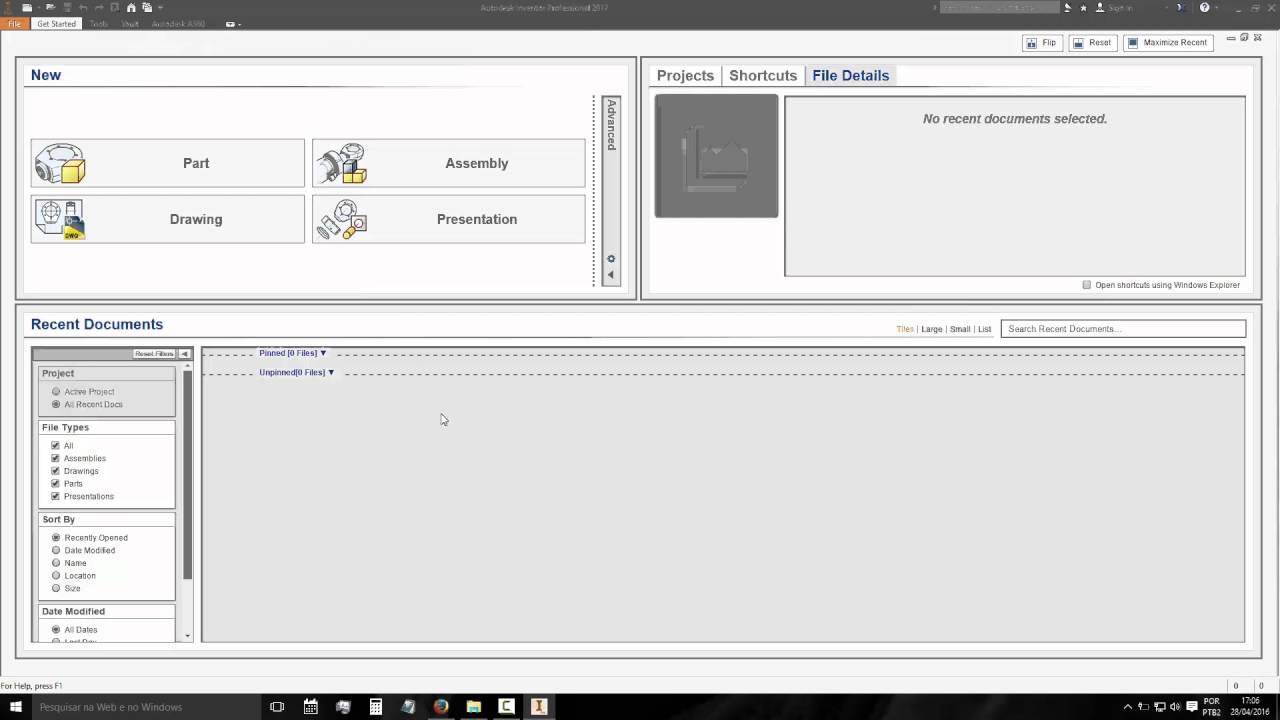 3 Autodesk Inventor Os 4 módulos do Inventor - YouTube