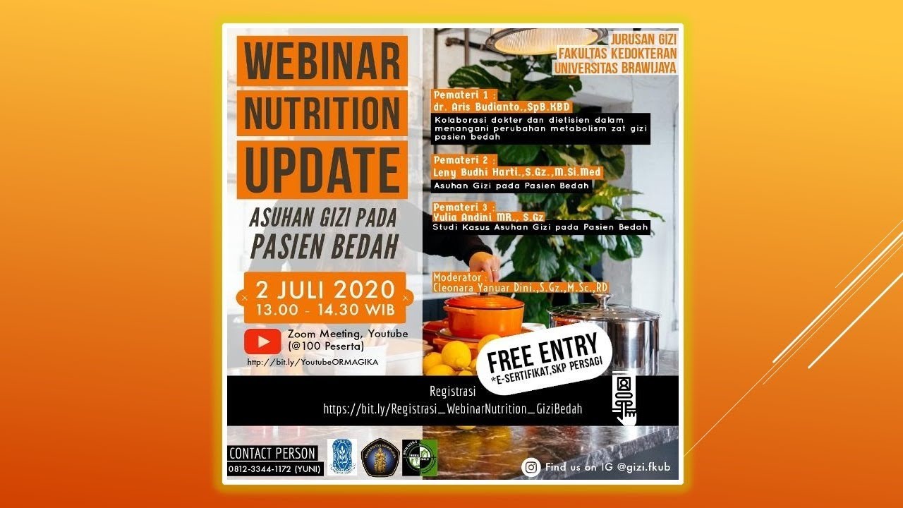 Webinar Nutrition Update (Asuhan Gizi pada Pasien Bedah)