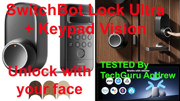 SwitchBot Lock Ultra + Keypad Vision