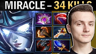 Phantom Assassin Dota Gameplay Miracle with 34 Kills and Rapier