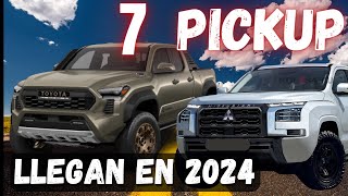 7 Pickup que llegan en 2024