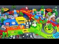 12 minutes of satisfying Fun Electric Railway Station toy ASMR | Toy review
