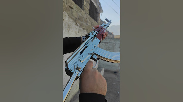 Ak-47 Chrome Colour || Not For Sale || DAk&Gun