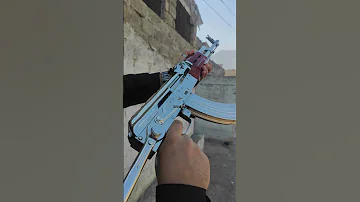 Ak 47 Chrome Colour Not For Sale DAk Gun 