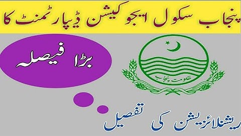 Punjab Schools Education Department||Rationalisation Update||World of Knowledge INQ.