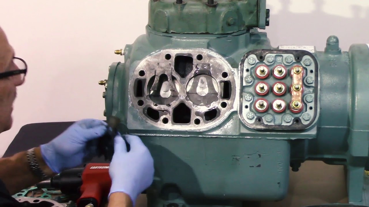 Carrier 06E Head and Valve Plate Change