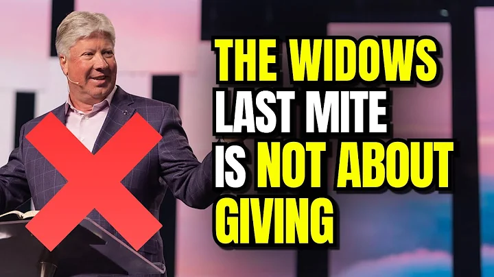 The Widows Last Mite Is Not About Giving