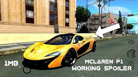 AUTO SPOILER MCLAREN P1 || 1MB || BY GTA MODDER