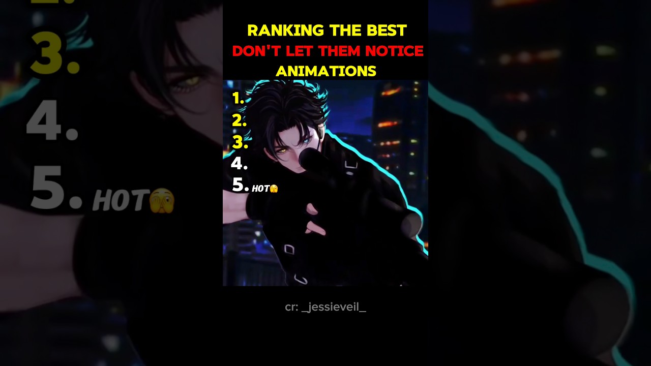 Ranking The Best Don't Let Them Notice Animation 