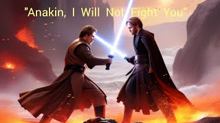 What If Obi Wan Didn't Fight Anakin On Mustafar In Revenge Of The Sith | A STAR WARS Fan-fiction