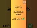 Rule 5/120 | although vs because|IBPS SO GRAMMAR| 120 RULES | VERY IMPORTANT| 1 MIN 1 RULE FINISH
