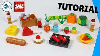 LEGO FOODS to minifigures - TUTORIAL (Part 2)