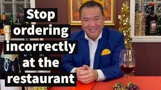 Do You Order Wine Or Food First At A Restaurant? | Dining Tips | APWASI | Dr. Clinton Lee