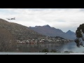 3 arriving flights making nice ripples on the lake (Queenstown NZ)