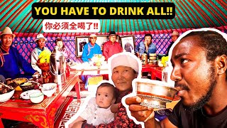 EATING IN CHINA'S INNER MONGOLIAN VILLAGE AS A BLACKMAN, WHAT COULD GO WRONG?!! BLACK IN CHINA