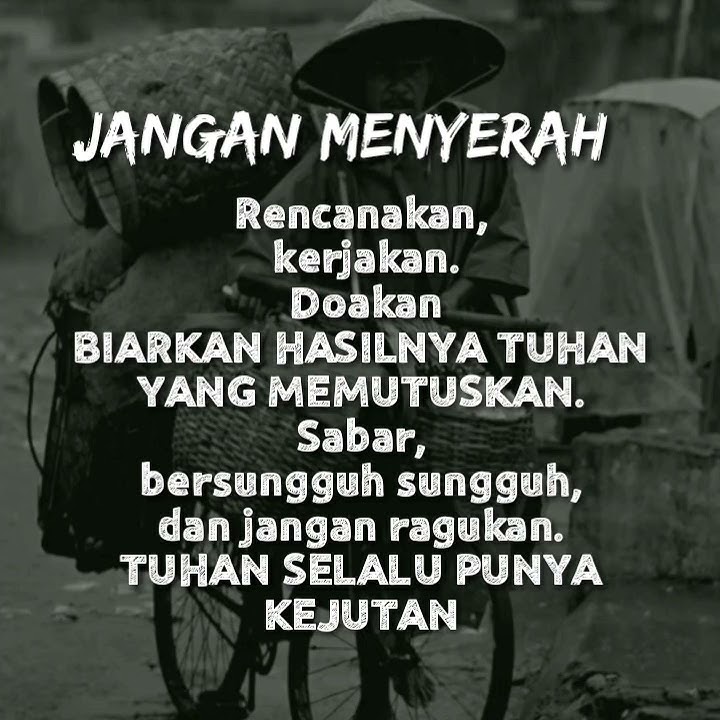 Story wa  JANGAN MENYERAH (D'masiv)