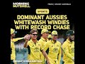 Dominant Aussies Whitewash Windies with Record Chase #shorts #news