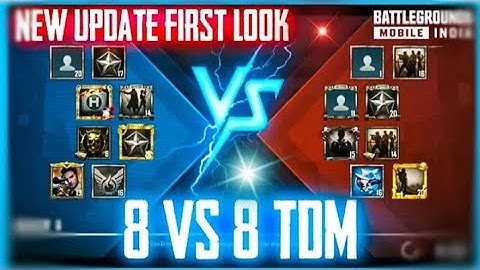 NEW 8 V 8 TDM SANTORINI MAP - FIRST LOOK ( BATTLEGROUNDS MOBILE INDIA BGMI) #pubgmobile