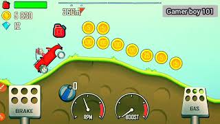 Hill climb racing driving level 2 complete very hard speed and slow driving ,Gamer boy 101 screenshot 3