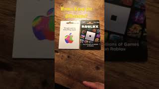 Can you use iTunes App Store Gift Card on Roblox?