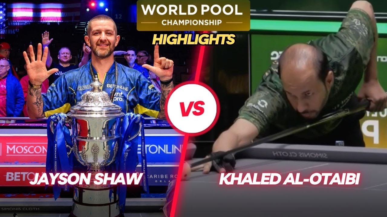 БИЛЬЯРД: ОСНОВНЫЕ МОМЕНТЫ | ДЖЕЙСОН ШОУ - ХАЛЕД АЛЬ-ОТАЙБИ | ЧЕМПИОНАТ МИРА ПО БИЛЬЯРДУ 2025