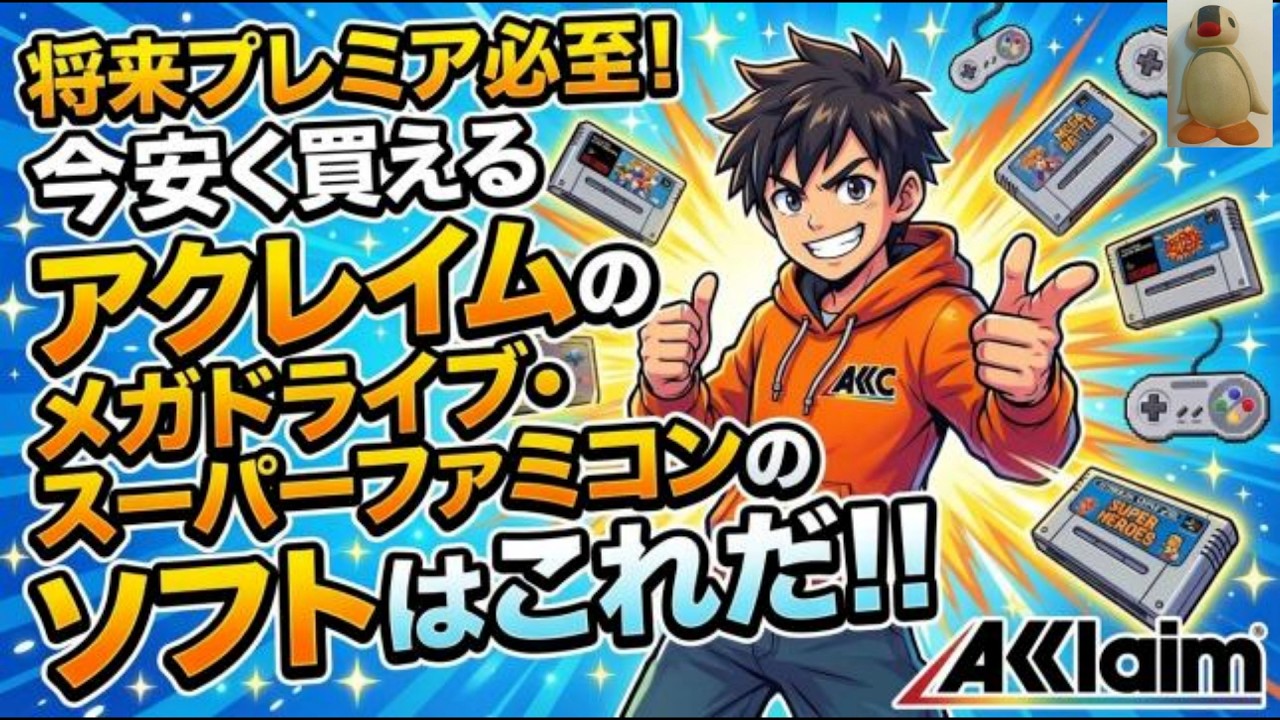 167 将来プレミア必至！今安く買えるアクレイムのメガドライブ