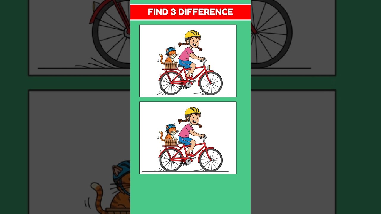 Can You Spot The 3 Differences Only 1 Shorts Games Difference Trending