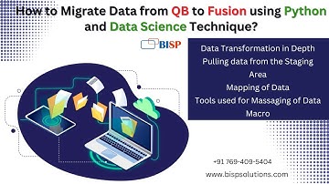 How to Migrate Data from QuickBooks to Fusion using Python | Oracle Fusion Migration Project