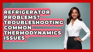 Refrigerator Problems? Troubleshooting Common Thermodynamics Issues. - Thermodynamics For Everyone