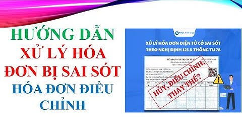 Hướng dẫn xử lý hóa đơn bị thất lạc năm 2024