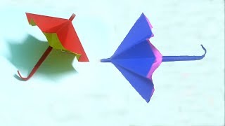 Hướng dẫn làm cái dù bằng giấy màu cực xinh | Sáng tạo với giấy | Tư liệu mầm non
