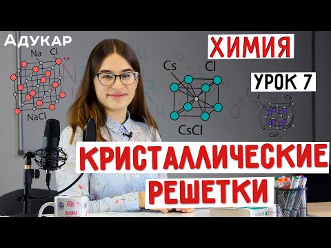 Кристаллические решетки | Химия ЦТ, ЕГЭ