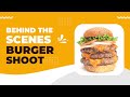 Behind the scenes of a Burger Factory Photo Shoot with a professional food stylist