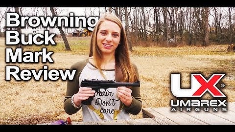 Browning Buckmark Pellet Pistol Review with Breanna : Umarex Airguns