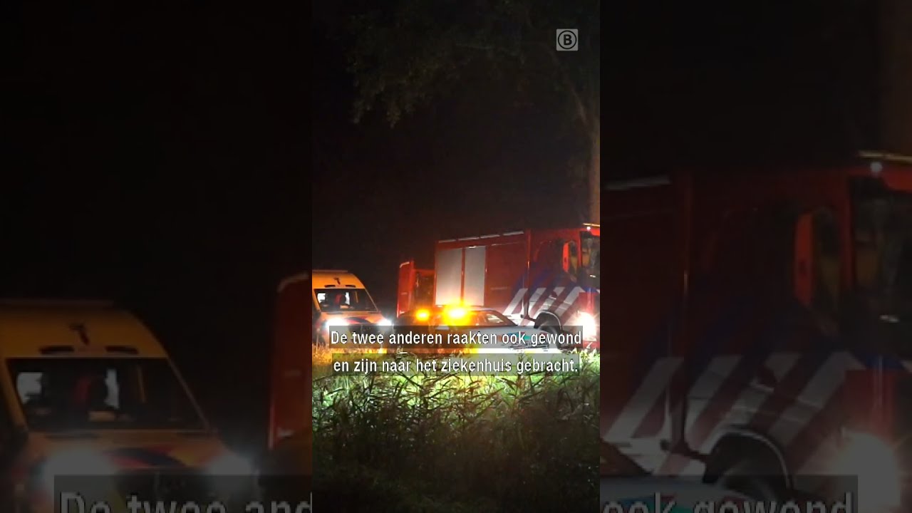 Drie Jongeren Gewond Na Harde Botsing Tegen Boom Shorts