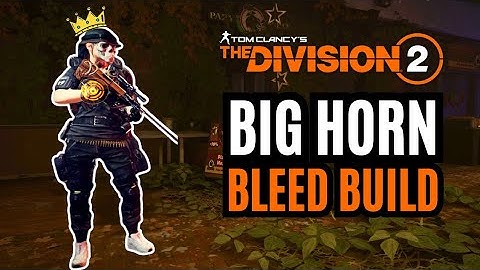 The division 2 best big horn bleed build for pvp dark zone solo or with group year 7 season 1