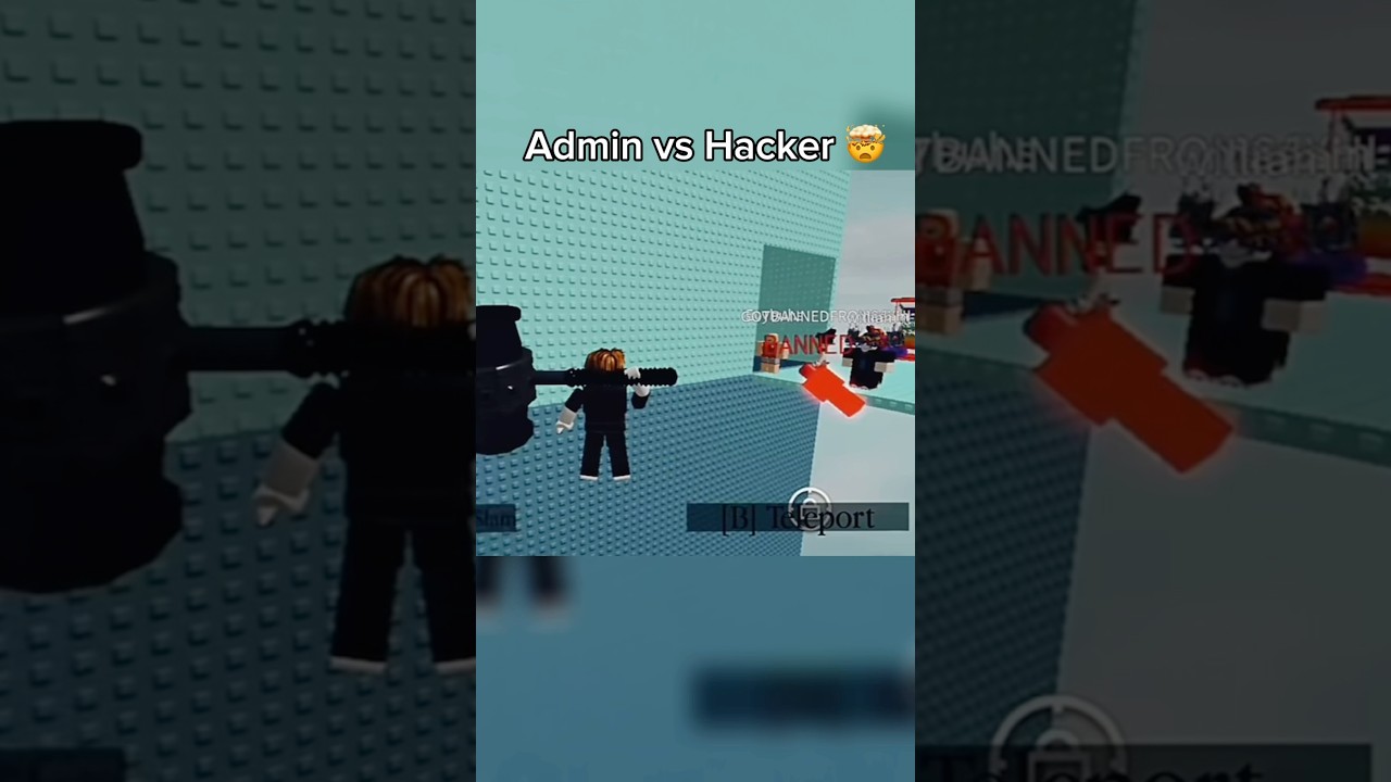 Admin Vs Hacker In Roblox YouTube 