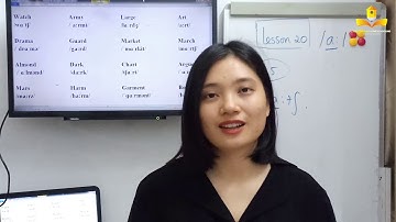 Lesson 20: Âm /ɑː/ - KHÓA HỌC PHÁT ÂM TIẾNG ANH