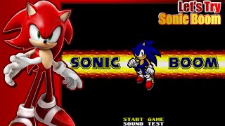 Let's Try Sonic Boom