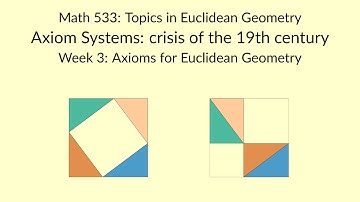 Math 533, Fall 2025, Week 3: Axiomatic Systems for Geometry