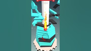 1 TO 5 Levels Complete ✅ in stack ball 🏀| stack ball | Stack ball games | gaming shorts #shorts