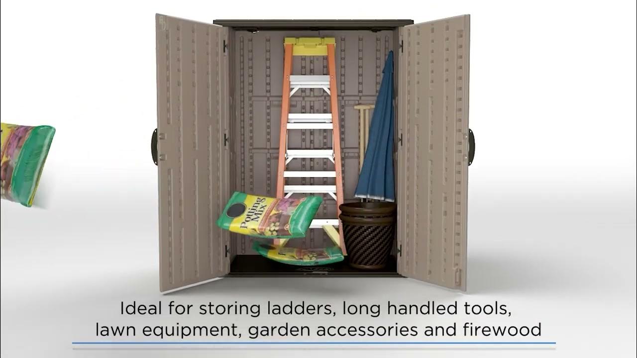 Suncast BMS5700 Vertical Shed YouTube